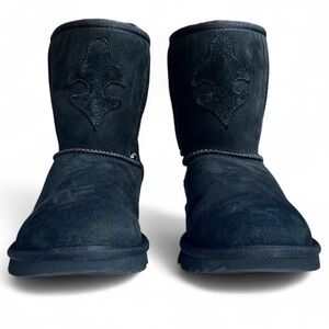 New Ugg Classic Short II Black Boots US 4 Big Kids 4 - 10 years Unisex Custom